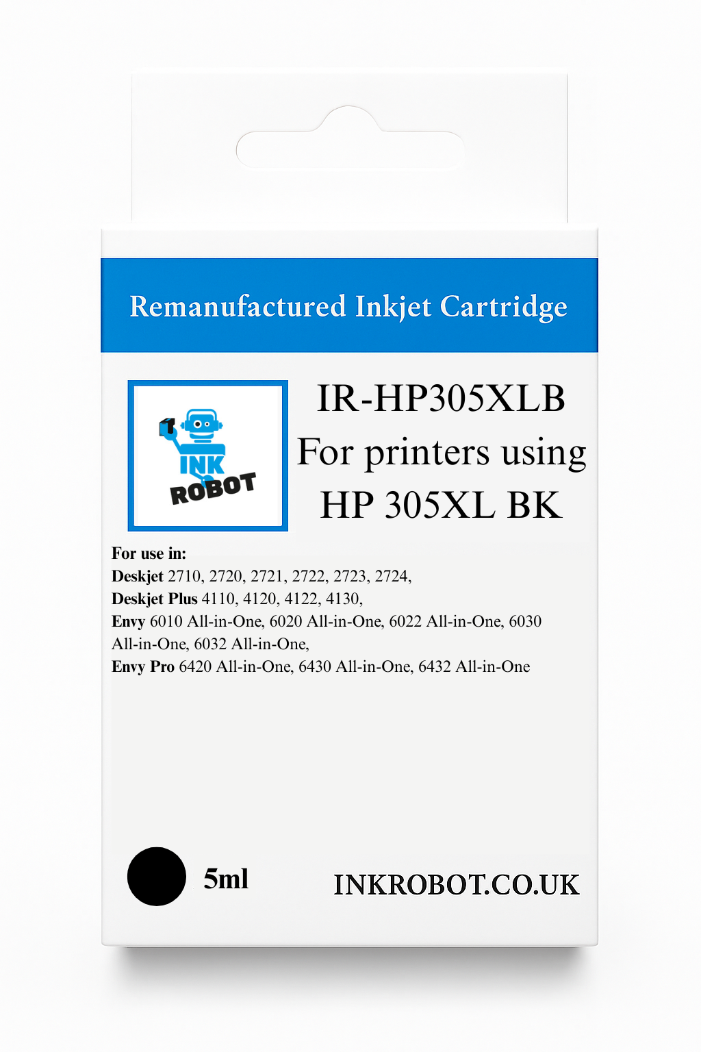 Remanufactured HP 305XL Black Ink Cartridge 3YM62AE
