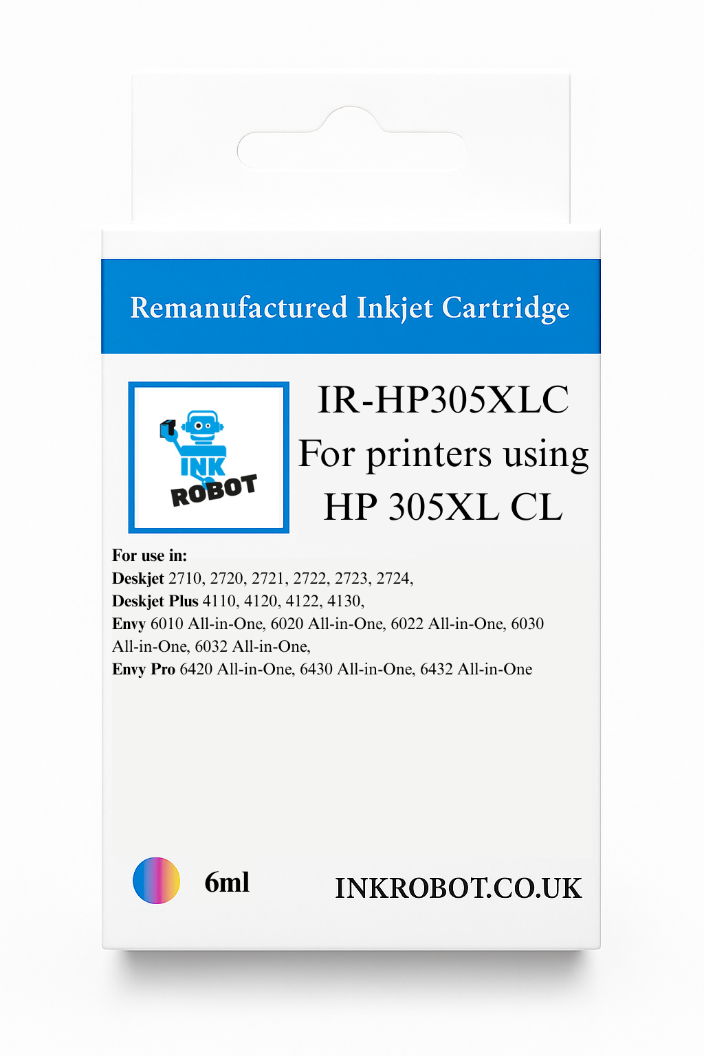 Remanufactured HP 305XL Tri Colour Ink Cartridge 3YM63AE