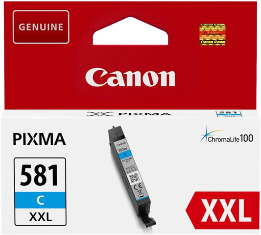 Genuine Canon CLI-581XXL Cyan Ink Cartridge 1995C001