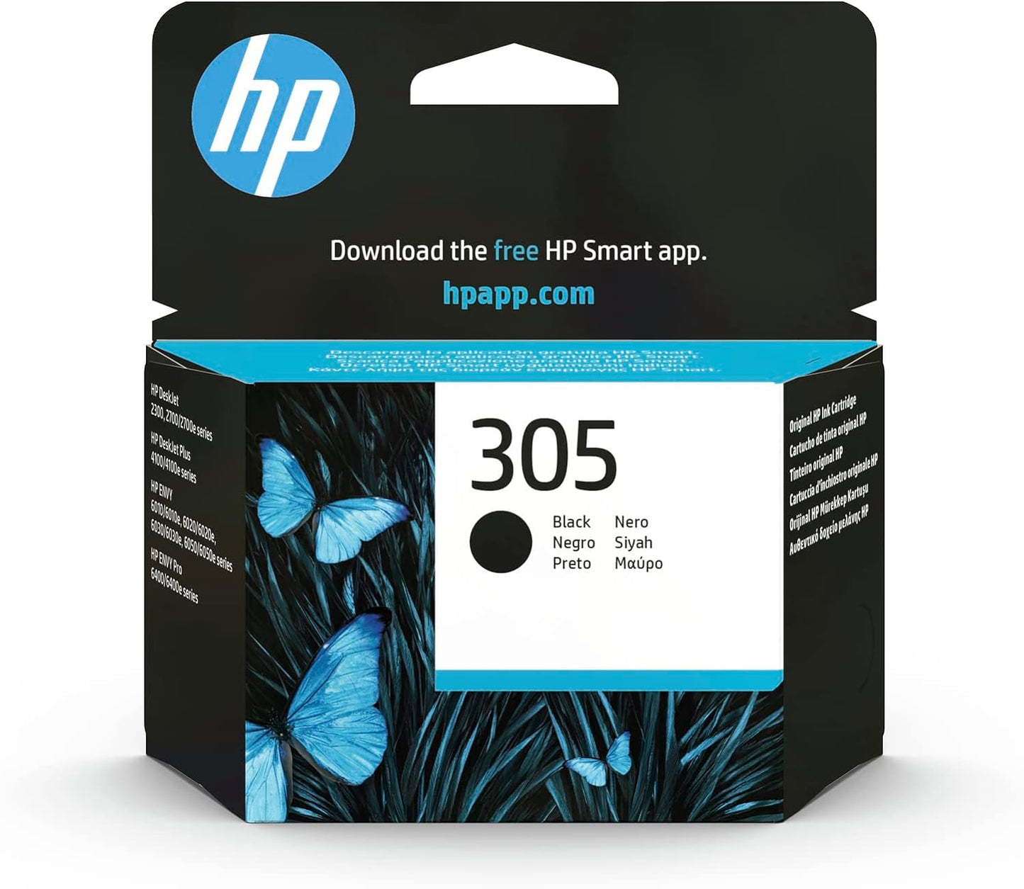 Genuine HP 305 Black Ink Cartridge 3YM61AE