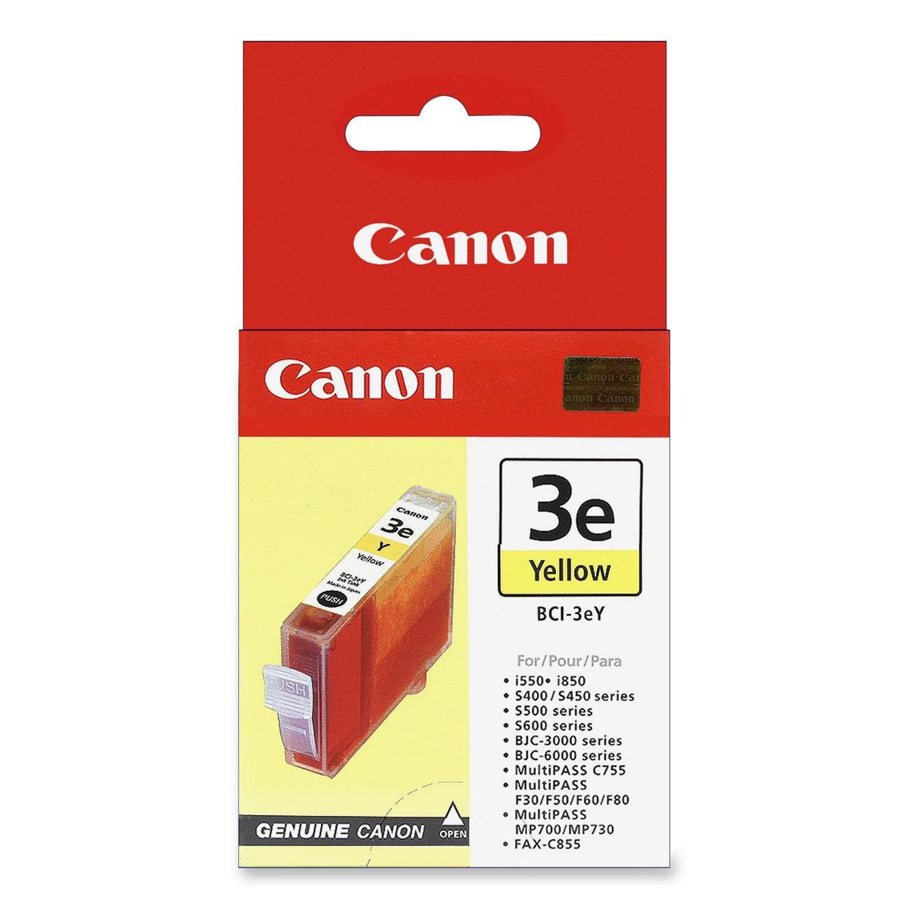 Canon BCI-3ebk Original Black Ink Cartridge - Compatible With BJC-3000, BJC-6000, S6500 & More