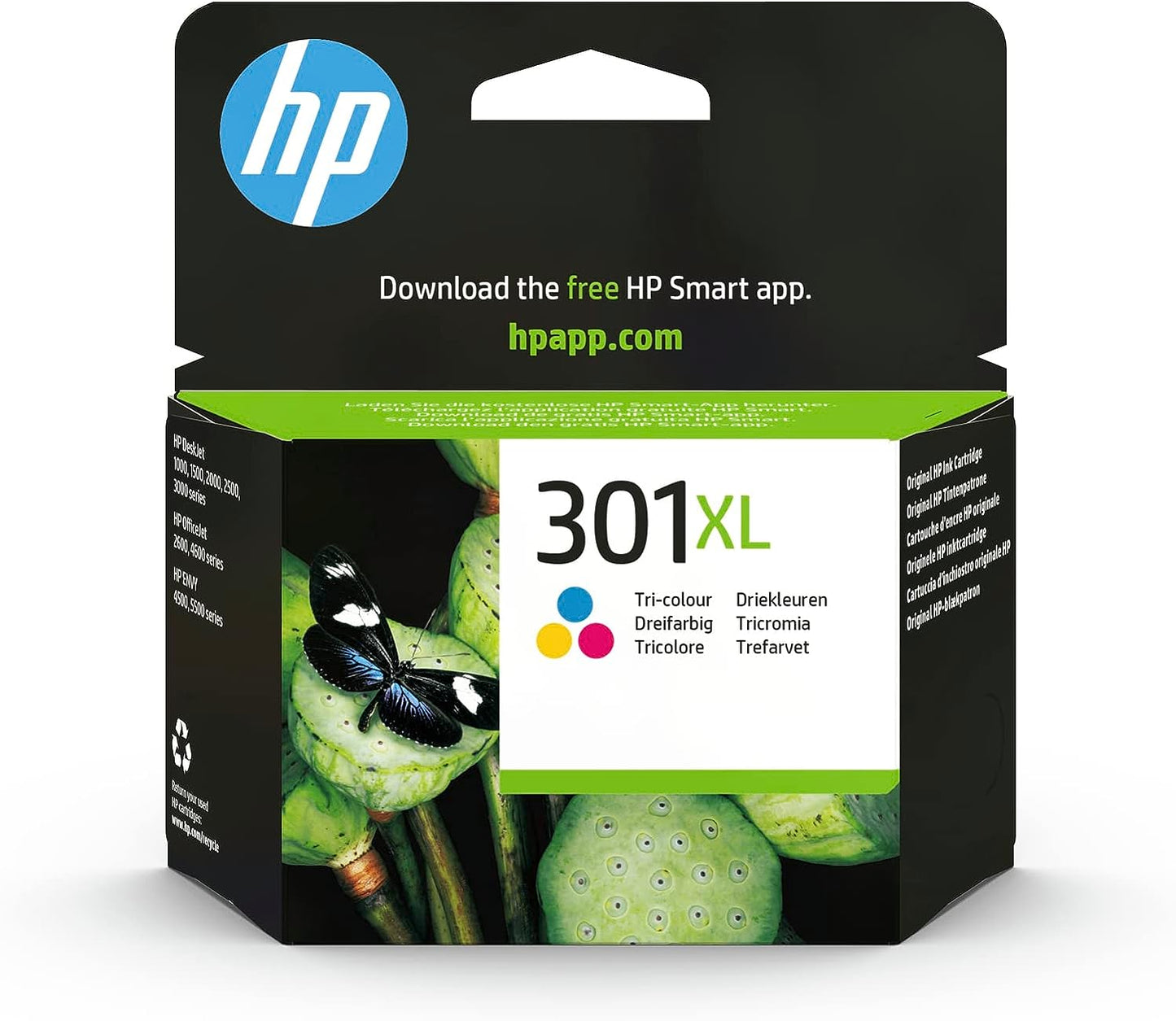 Genuine HP 301XL Tri-Colour Ink Cartridge CH564EE