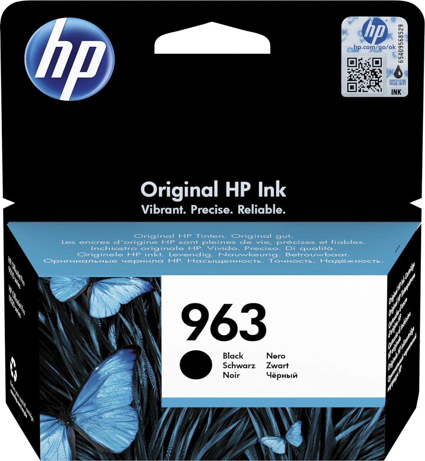 Genuine HP 963 Black Ink Cartridge 3JA26AE