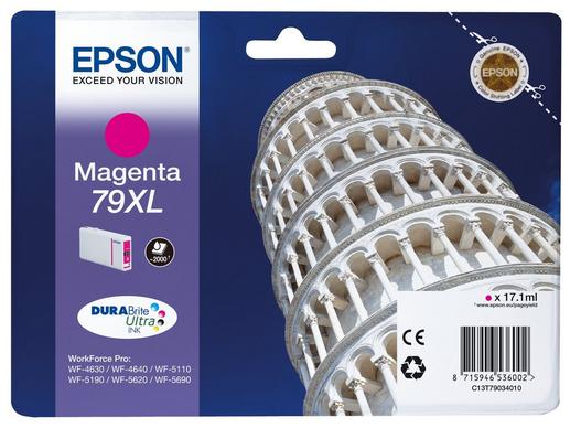 Genuine Epson 79XL Magenta Ink Cartridge C13T79034010
