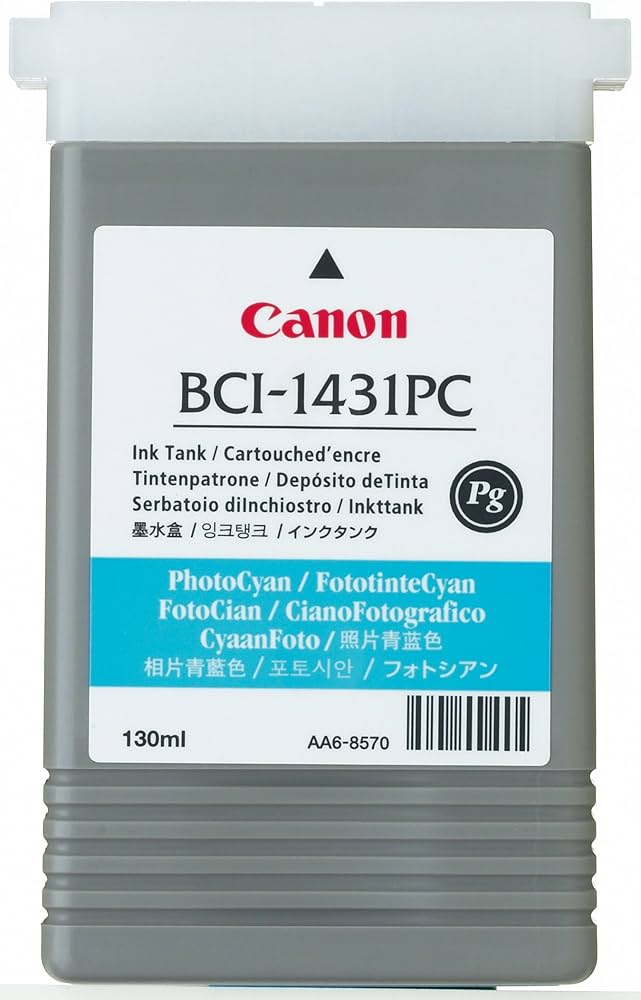Genuine Canon BCI-1431 Photo Cyan Ink Cartridge 8973A001