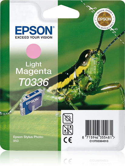 Genuine Epson T0336 Light Magenta Ink Cartridge