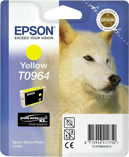 Genuine Epson T0964 Yellow Ink Cartridge