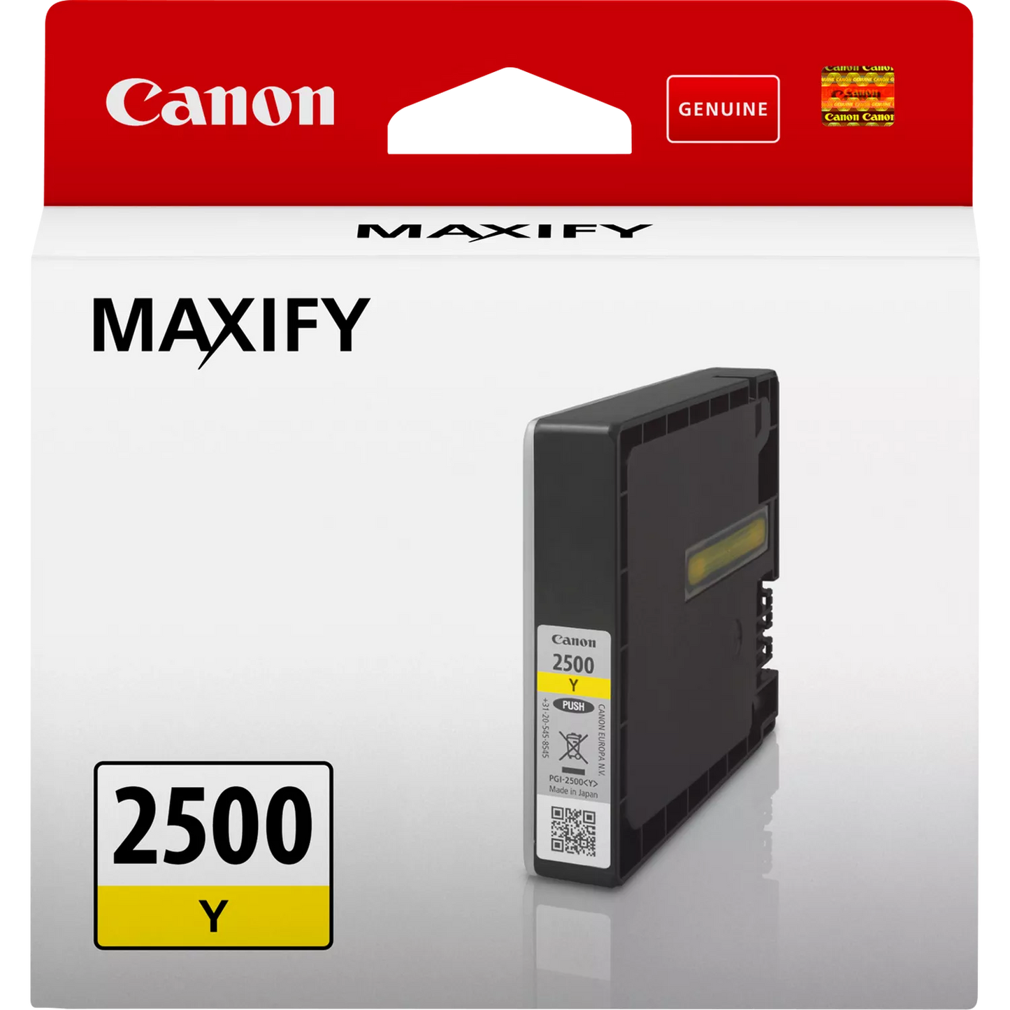 Genuine Canon PGI-2500 Yellow Ink Cartridge 9303B001
