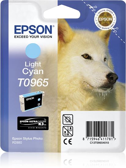 Genuine Epson T0965 Light Cyan Ink Cartridge