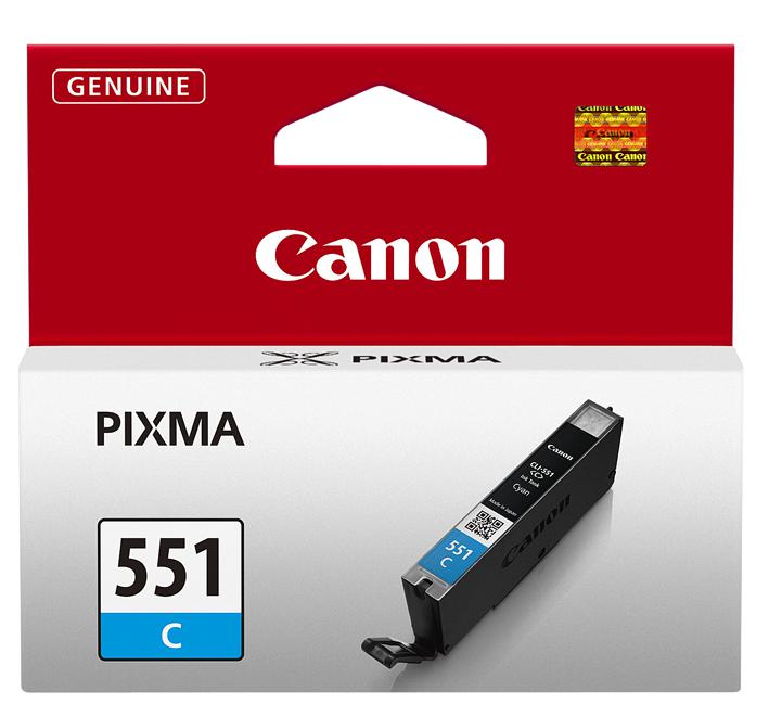 Genuine Canon CLI-551C Cyan Ink Cartridge