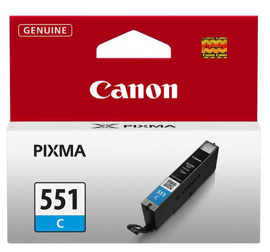 Genuine Canon CLI-551C Cyan Ink Cartridge