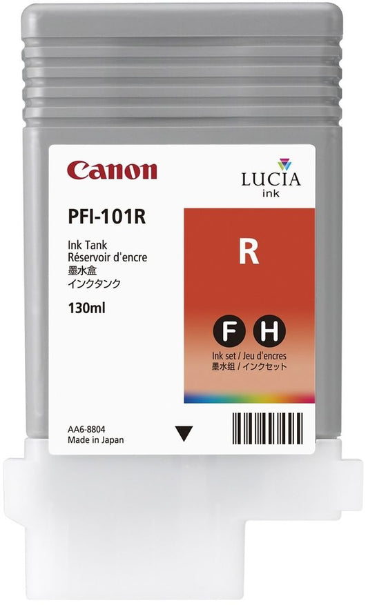 Genuine Canon PFI-101R Red Ink Cartridge 0889B003