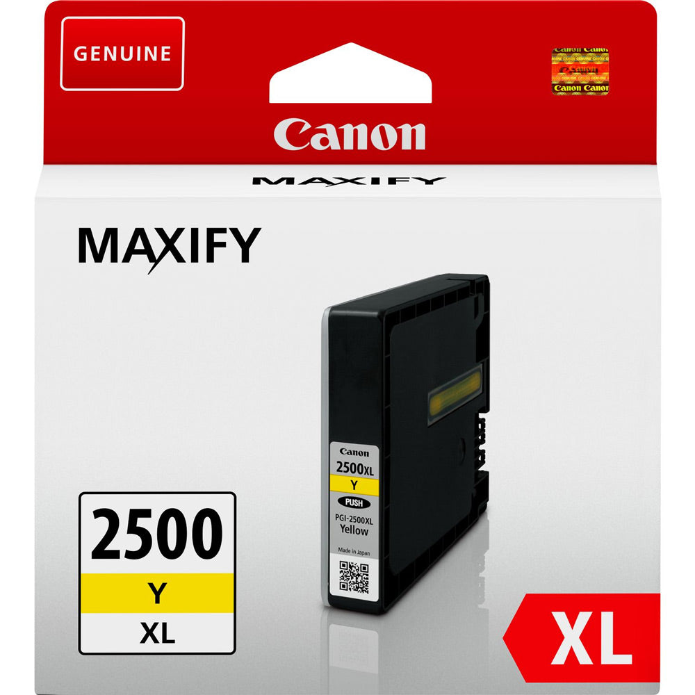 Genuine Canon PGI-2500XL Yellow Ink Cartridge 9267B001