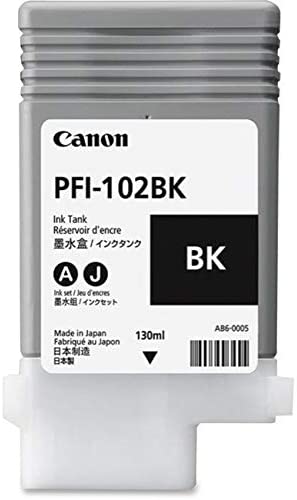 Genuine Canon PFI-102BK Black Ink Cartridge 0895B001