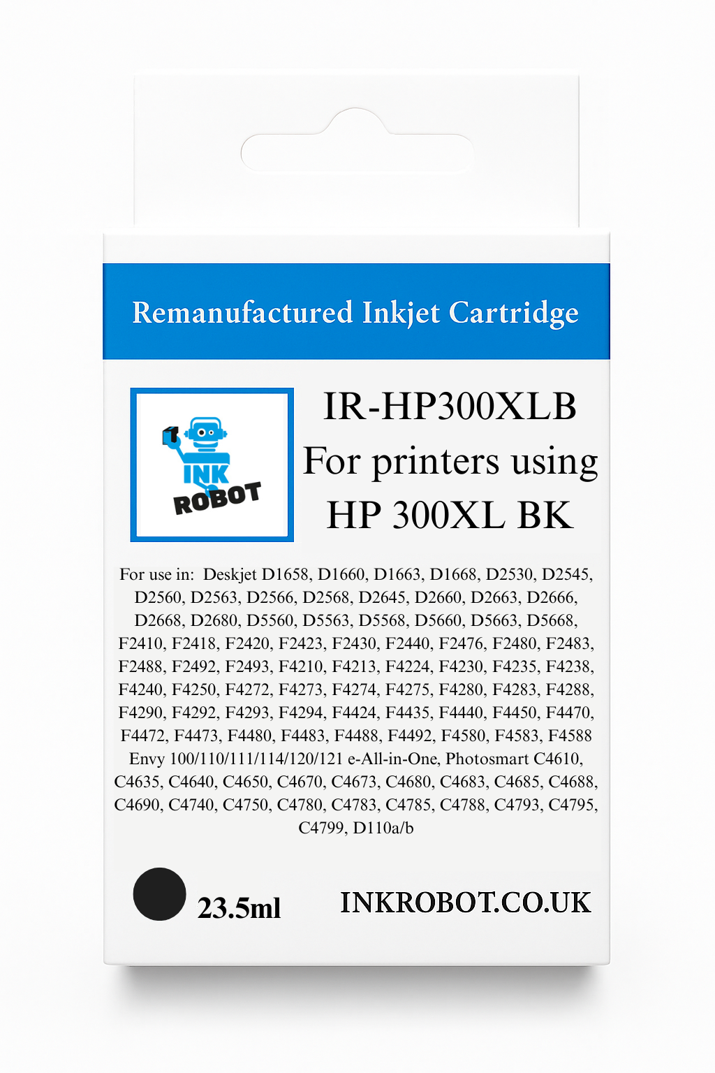 Remanufactured HP 300XL Black Ink Cartridge CC641EE