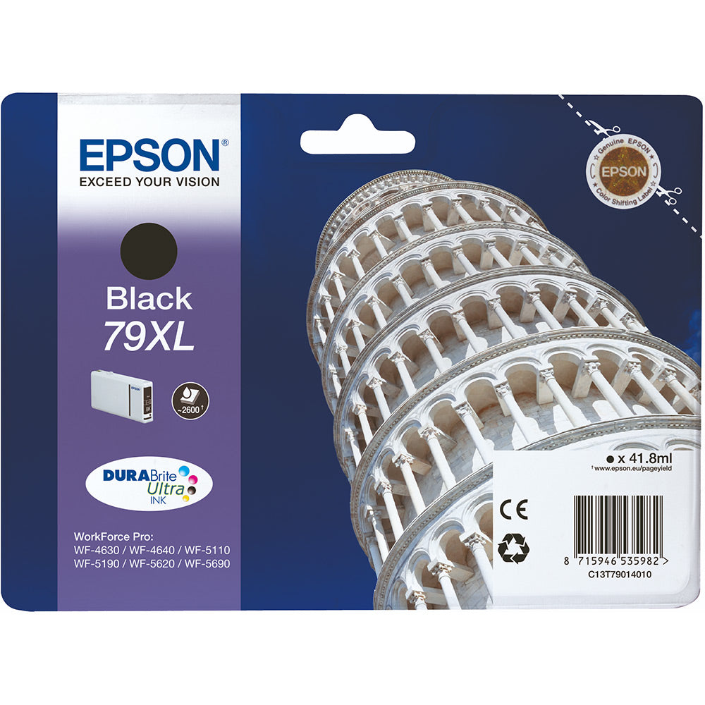 Genuine Epson 79XL Black Ink Cartridge C13T79014010