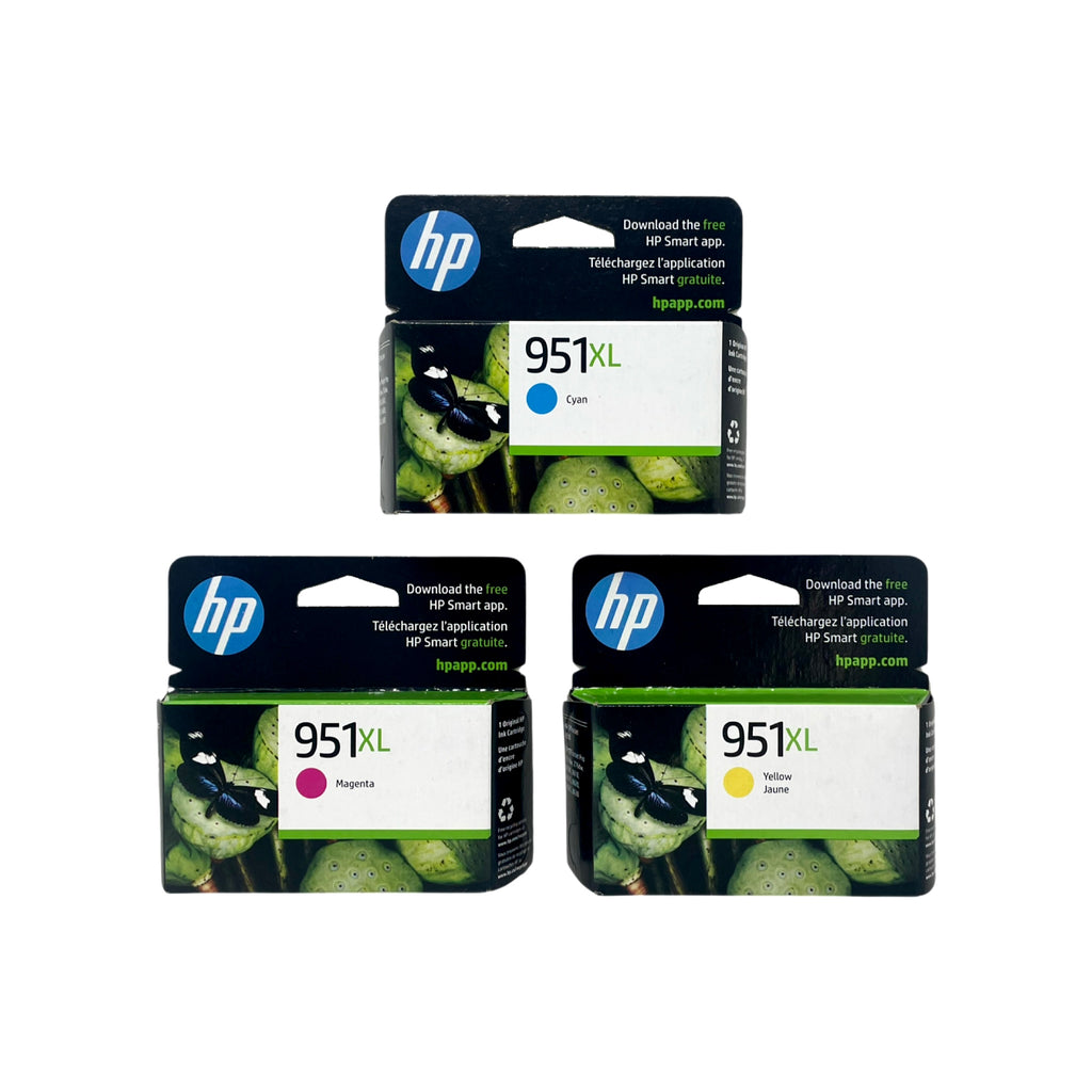 Genuine HP 951XL Cyan/Magenta/Yellow Ink Cartridge Multipack