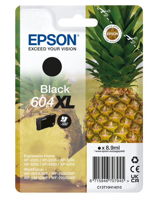 Genuine Epson 604XL Black Ink Cartridge