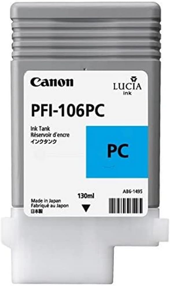 Genuine Canon PFI-106PC Photo Cyan Ink Cartridge 6625B001