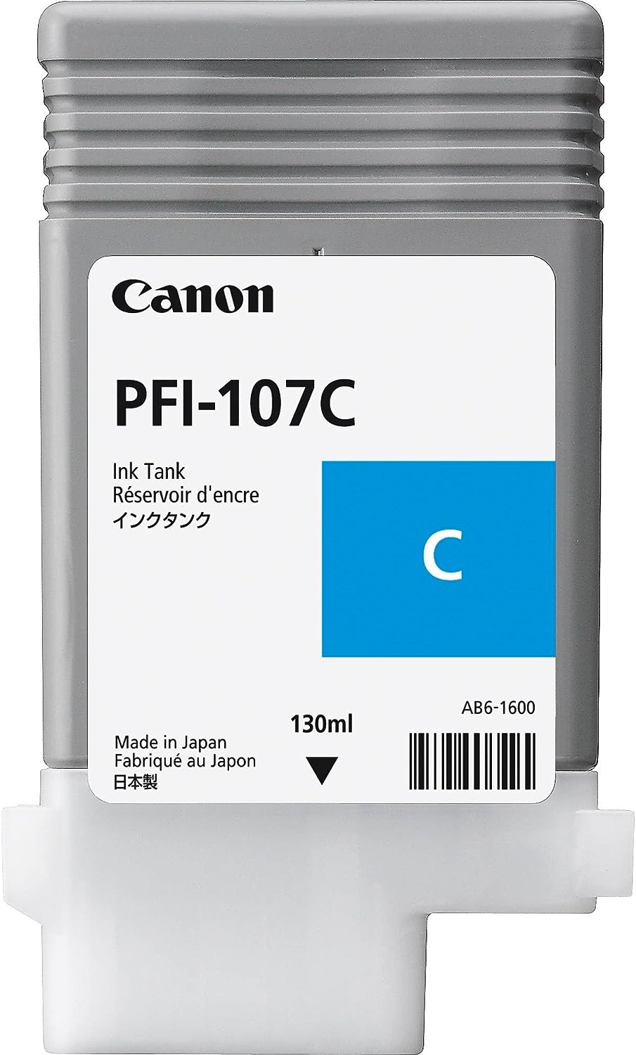Genuine Canon PFI-107C Cyan Ink Cartridge 6706B001
