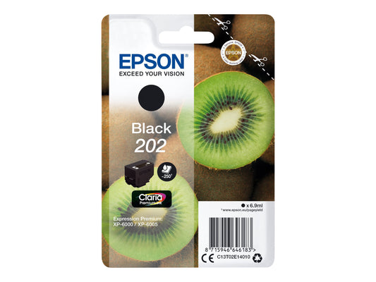 Genuine Epson 202 Black Ink Cartridge