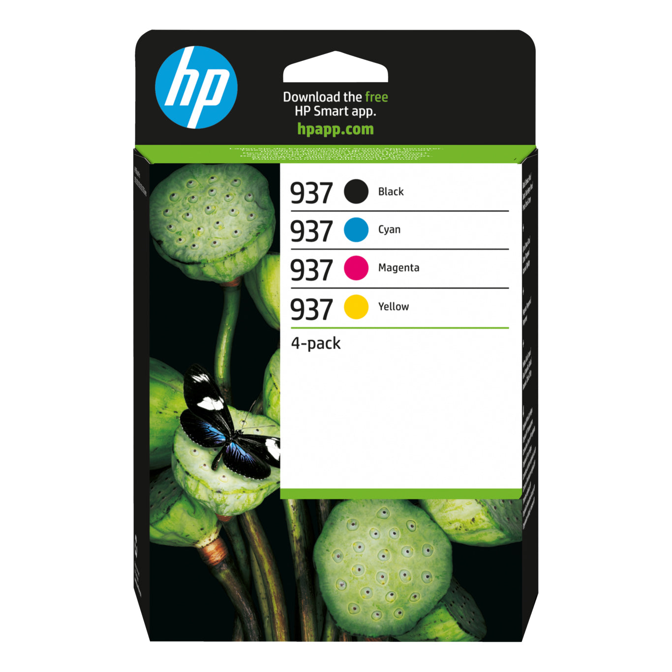 Genuine HP 937 Black Cyan Magenta Yellow Ink Cartridge Multipack 6C400NE