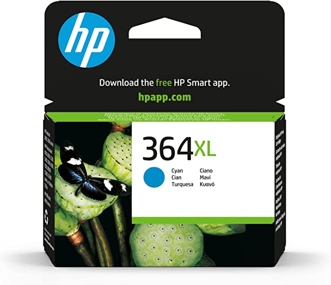 Genuine HP 364XL Cyan Ink Cartridge CB323EE