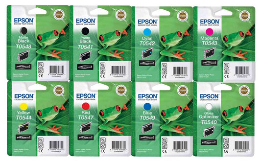 Genuine Epson T054 8 Ink Cartridge Multipack
