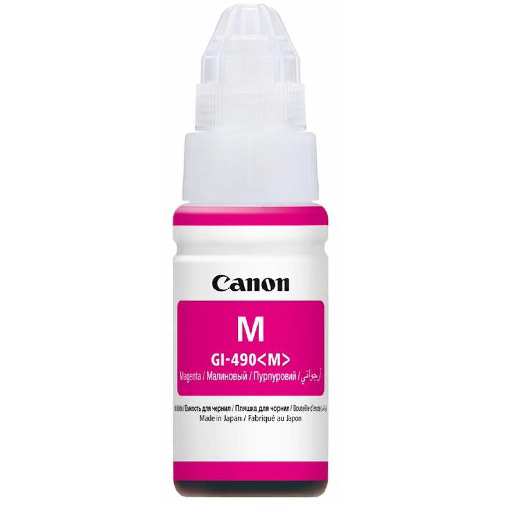 Genuine Canon GI-490 Magenta Ink Bottle