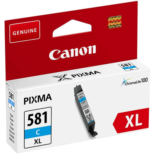Genuine Canon CLI-581 XL Cyan Ink Cartridge