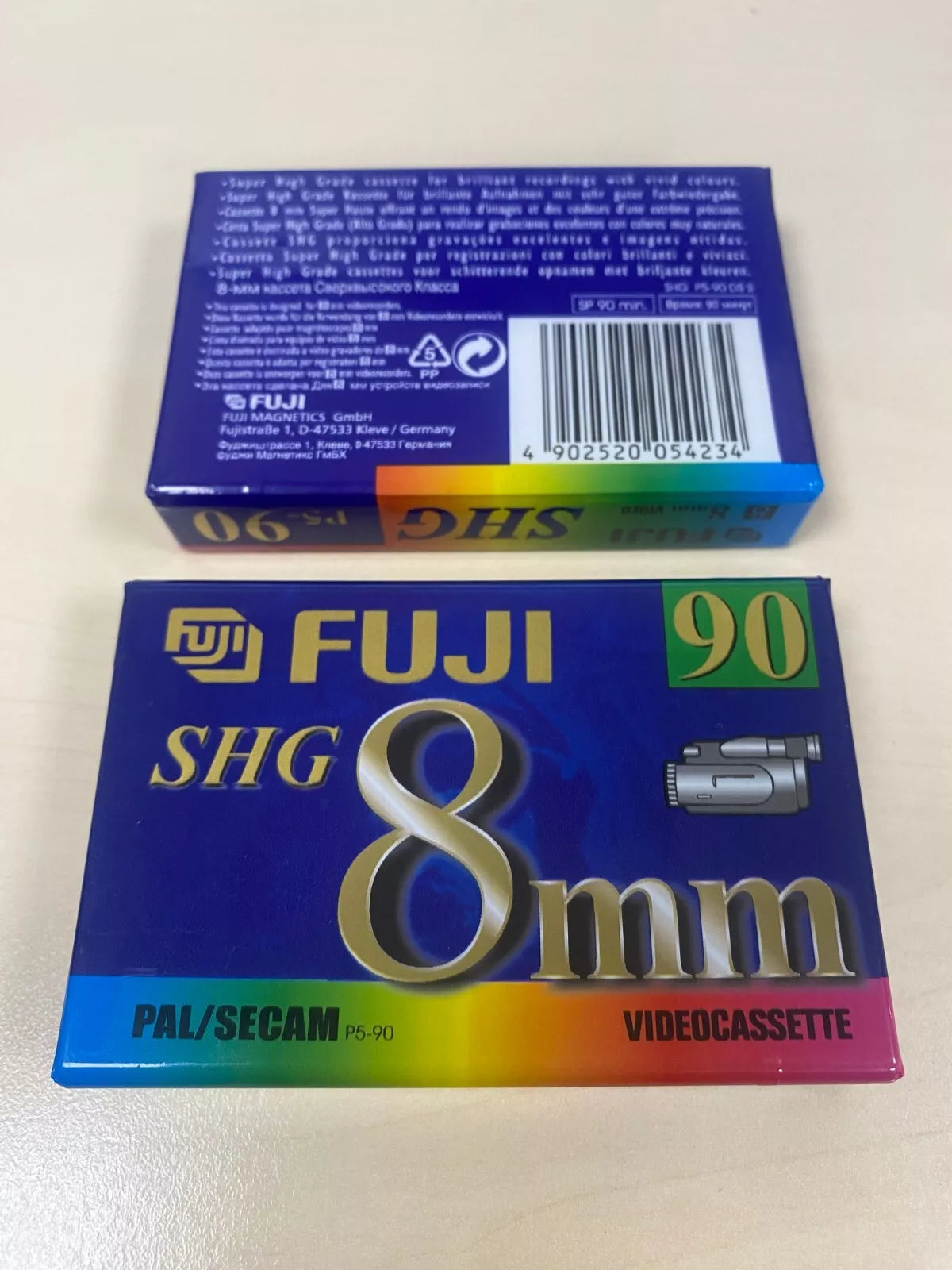 Fujifilm SHG P5-90 8mm Video Cassette Pack of 10