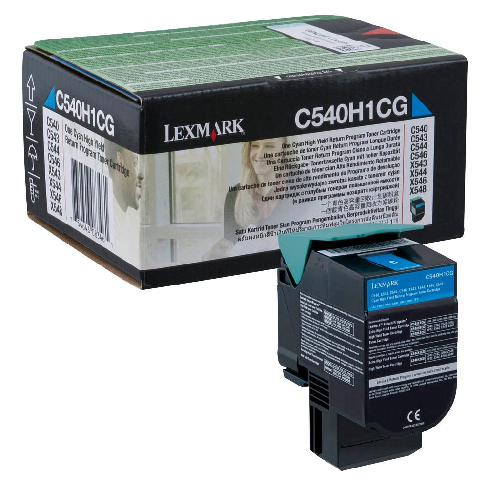 Genuine Lexmark C540H1CG Cyan Toner Cartridge (VAT included)