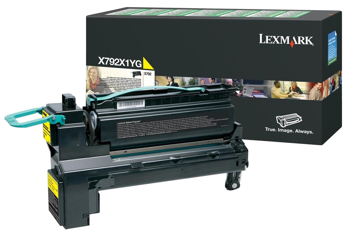 Genuine Lexmark X792X1YG Yellow Toner Cartridge (VAT included)