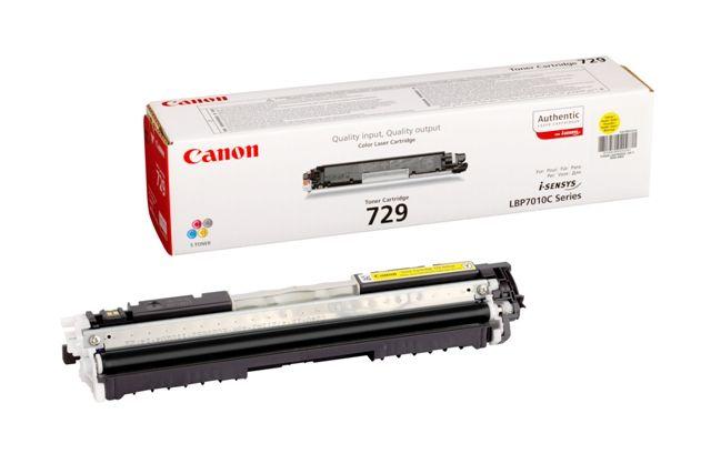 Genuine Canon 729Y 4367B002AA Yellow Toner Cartridge (VAT included)