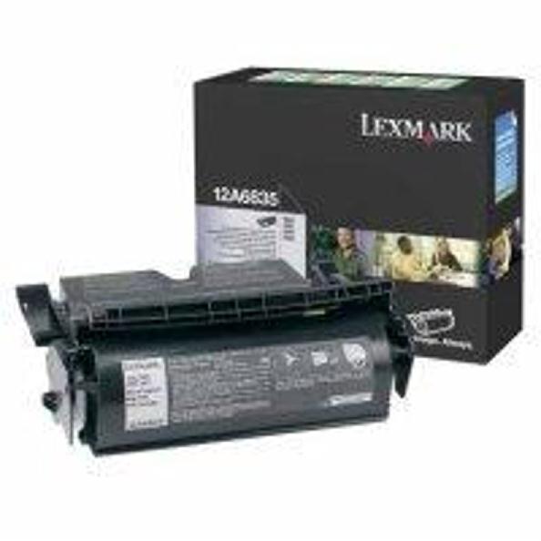 Genuine Lexmark 12A6835 Black Toner Cartridge (VAT included)