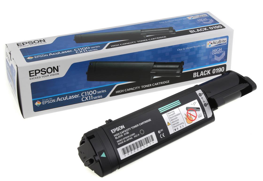 Genuine Epson S050190 (C13S050190) Black Toner Cartridge (VAT included)