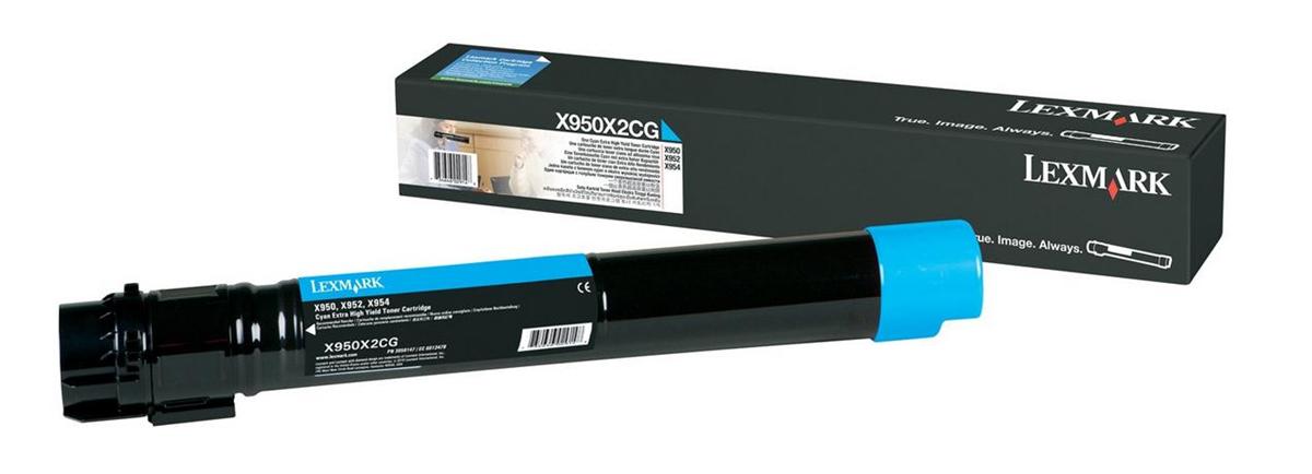 Genuine Lexmark X950X2CG Cyan Toner Cartridge (VAT included)