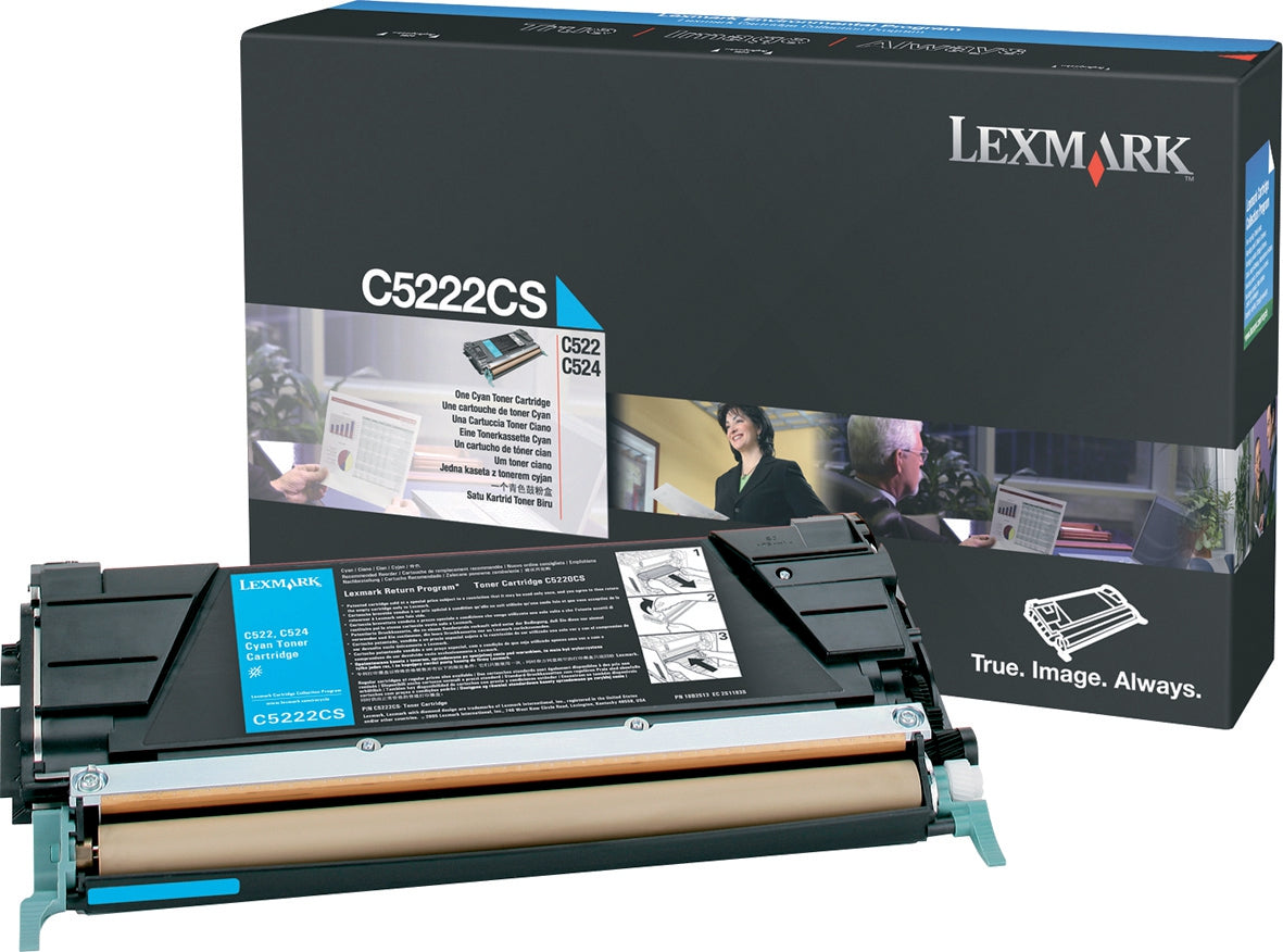 Genuine Lexmark C5220CS Cyan Toner Cartridge (VAT included)