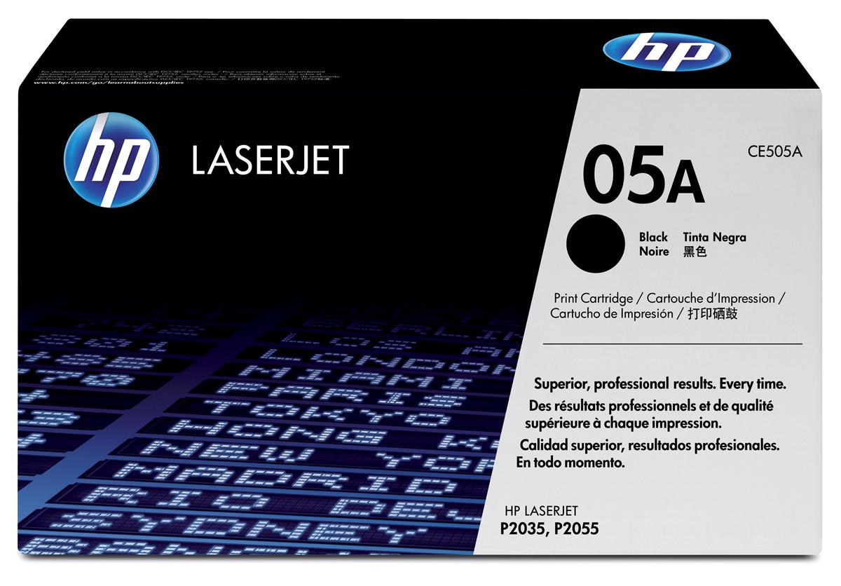 Genuine HP CE505A (05A) Black Toner Cartridge (VAT included)
