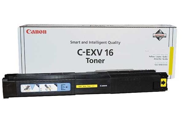 Genuine Canon C-EXV16Y 1066B002AA Yellow Toner Cartridge (VAT included)