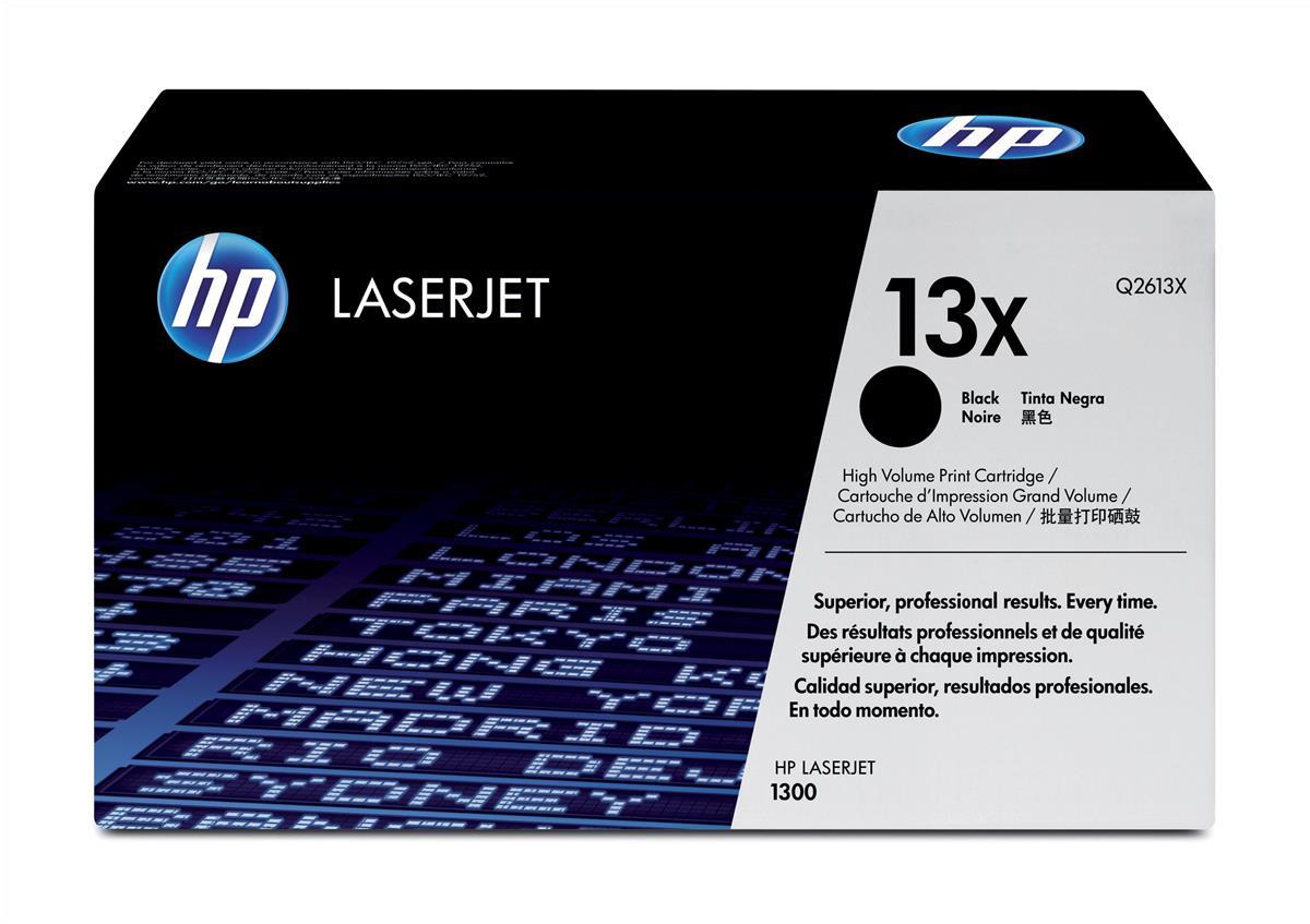 Genuine HP Q2613X (13X) Black Toner Cartridge (VAT included)