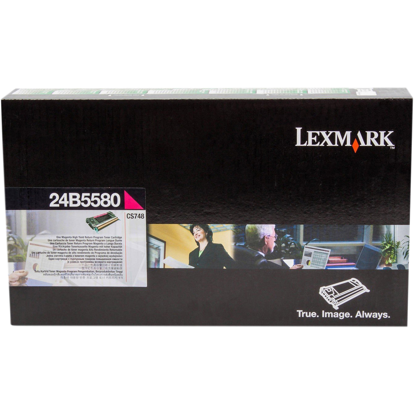 Genuine Lexmark 24B5580 Magenta Toner Cartridge (VAT included)