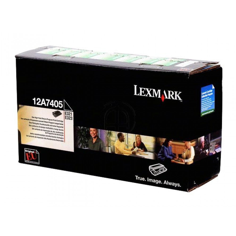 Genuine Lexmark 12A7405 Black Toner Cartridge (VAT included)