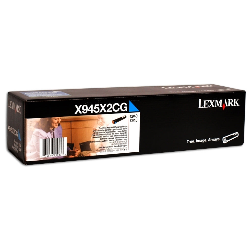 Genuine Lexmark X945X2CG Cyan Toner Cartridge (VAT included)