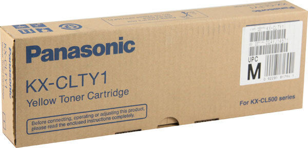 Genuine Panasonic KX-CLTY1B (KXCLTY1B) Yellow Toner Cartridge (VAT included)