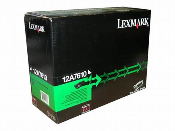 Genuine Lexmark 12A7610 Black Toner Cartridge (VAT included)