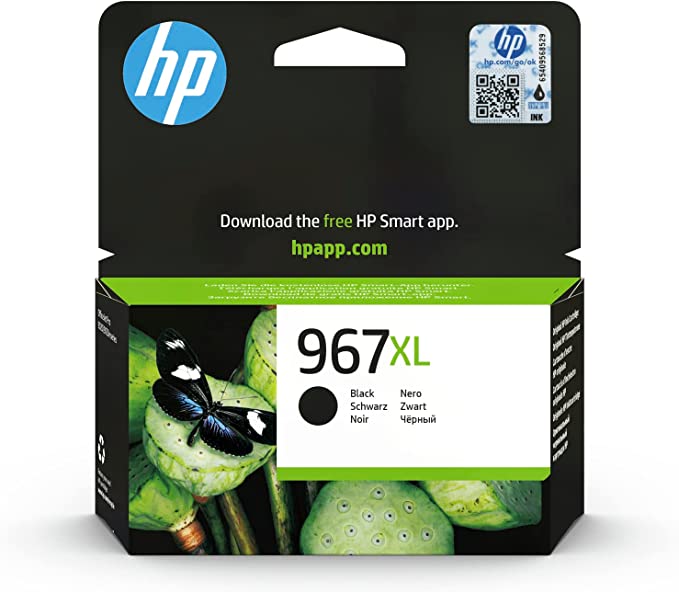 Genuine HP 967XL Black Ink Cartridge 3JA31AE Extra High Yield