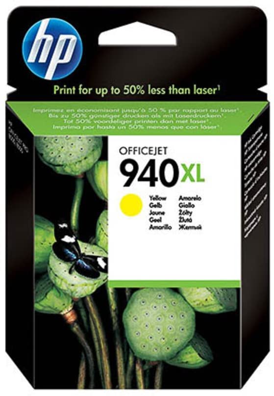 Genuine HP 940XL Yellow Ink Cartridge C4909AE