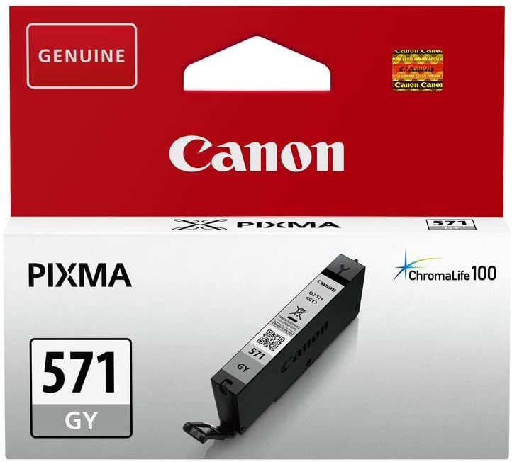 Genuine Canon CLI-571GY Grey Ink Cartridge