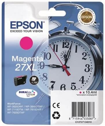 Genuine Epson 27XL High Capacity Magenta - Alarm Clock